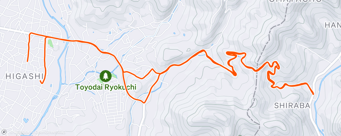 Map of the activity, Shirappa