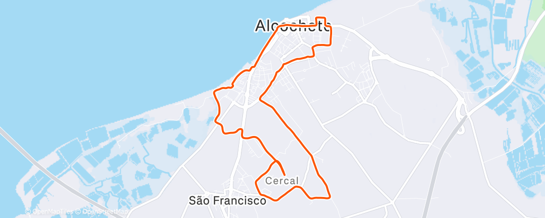 Карта физической активности (Corrida matinal)