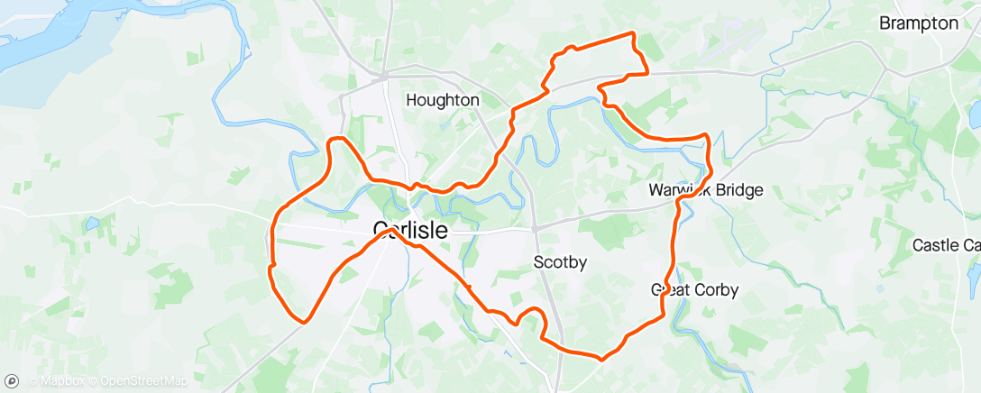 Map of the activity, Morning Ride 🚲🥶