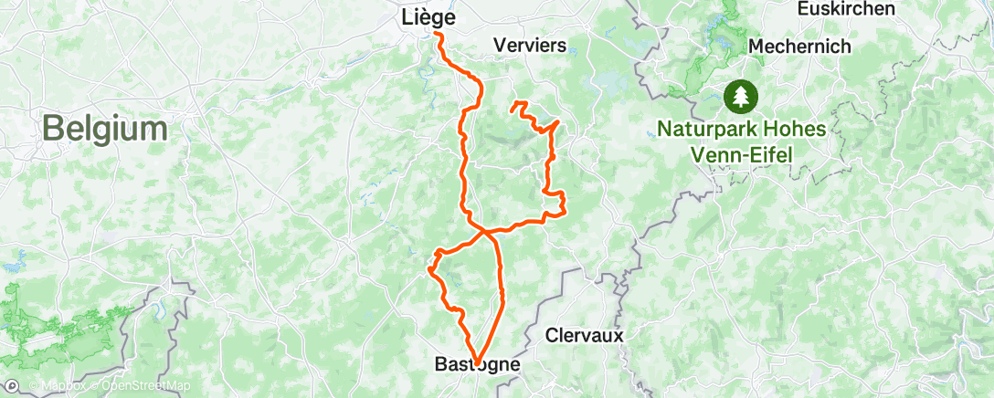 Map of the activity, La Doyenne