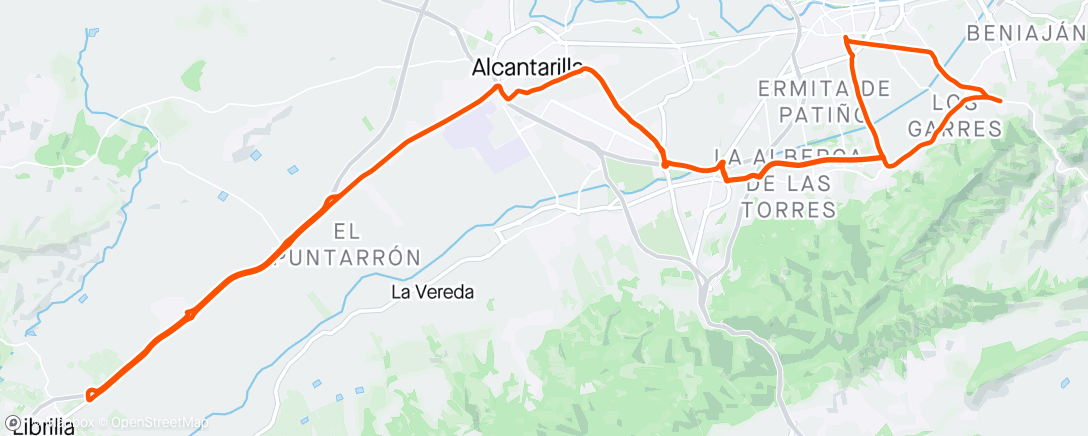 Mappa dell'attività Pedalada matinal