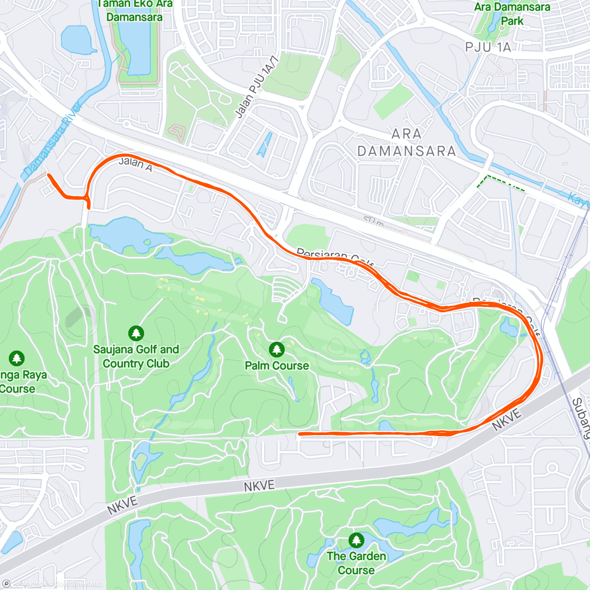 「🌹🏃MWM by WR LSD + Brothers LSD Run 🐌🌹. Work till late, flu & cough 😷, not fit... Brothers LSD Run, sudden last minute change...last try Recovery Run follow Pacer 7 Min Group. TQ 🫰」活動的地圖