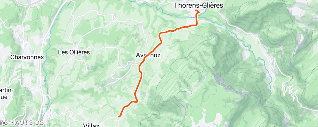 Map of the activity, Activité dans l'après-midi