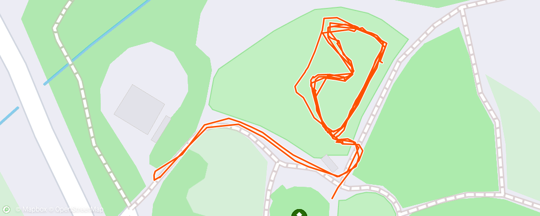 Map of the activity, Quick laps with the boys
