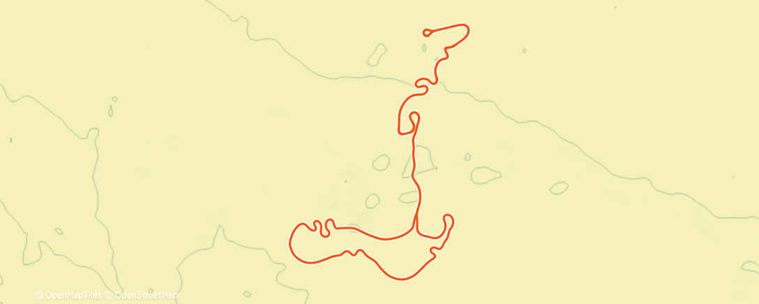 Map of the activity, MyWhoosh - Aerobic Erg