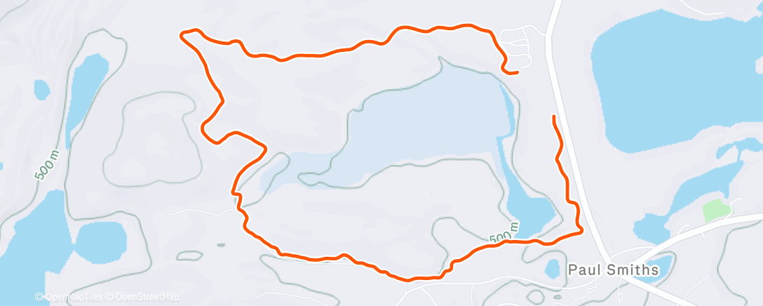Map of the activity, Fresh tracks at the VIC