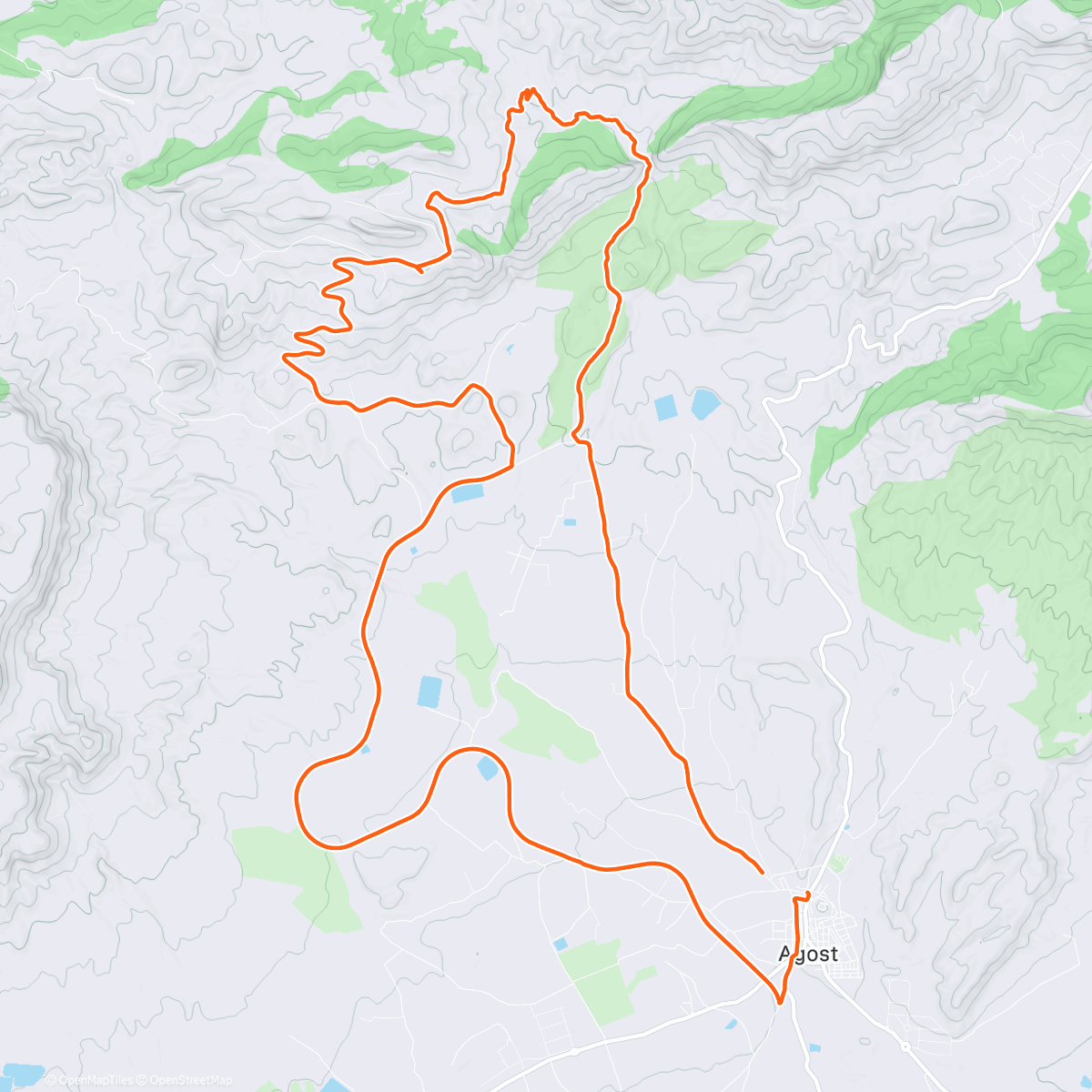 Map of the activity, 21st Jan 2026 - commute