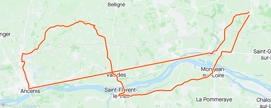 Map of the activity, Sortie vélo - Vélotaf // Sprint + PMA