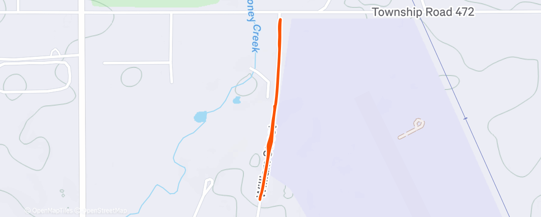 Map of the activity, Afternoon Walk