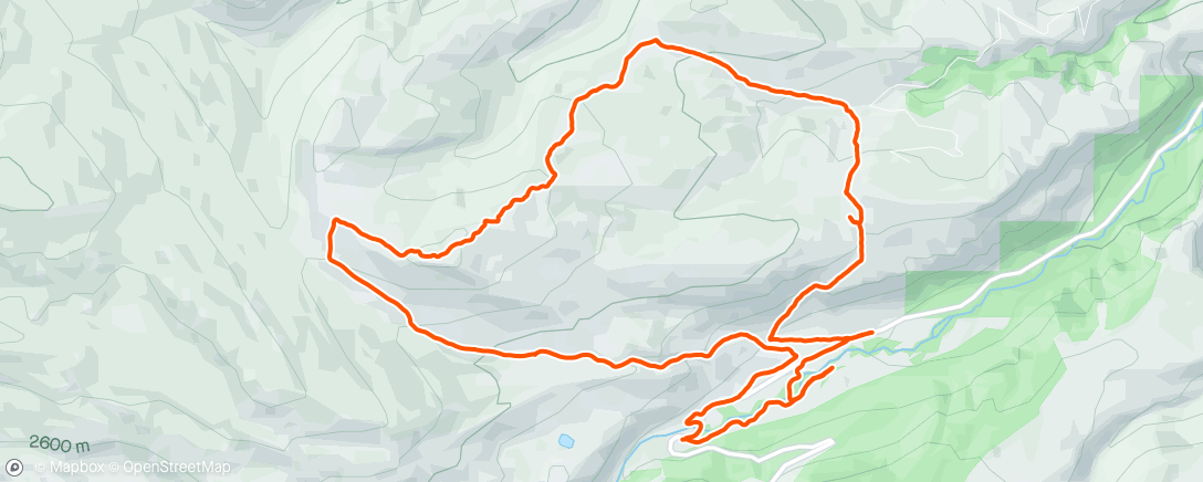 Mapa da atividade, course marking for Sinks Canyon 50K