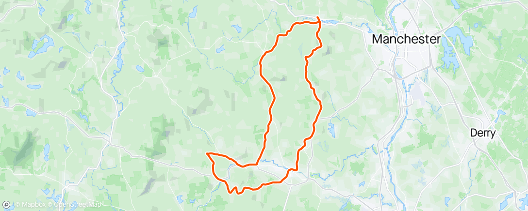 Map of the activity, Where I used to ride alot