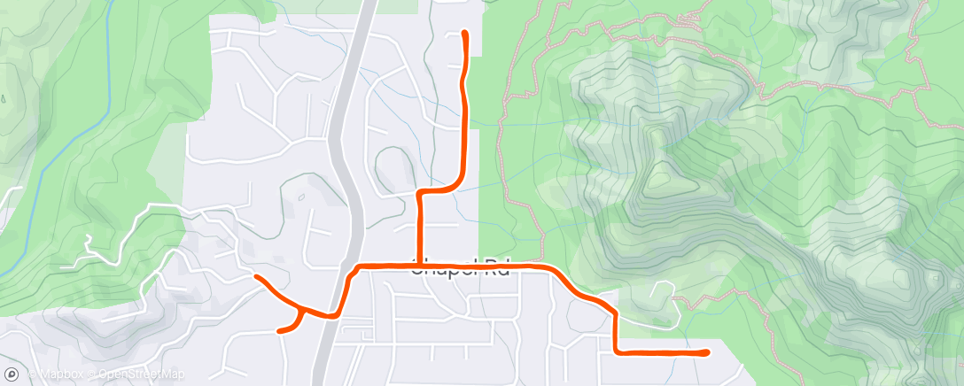 Mappa dell'attività Morning Run