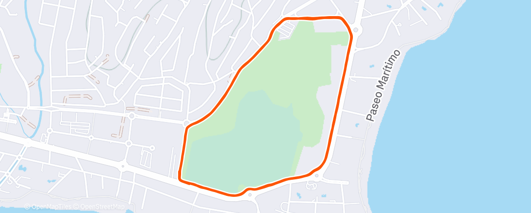 Mapa da atividade, Afternoon Run