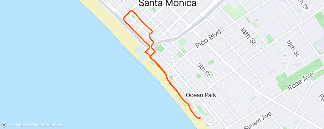 Mappa dell'attività Midnight runners