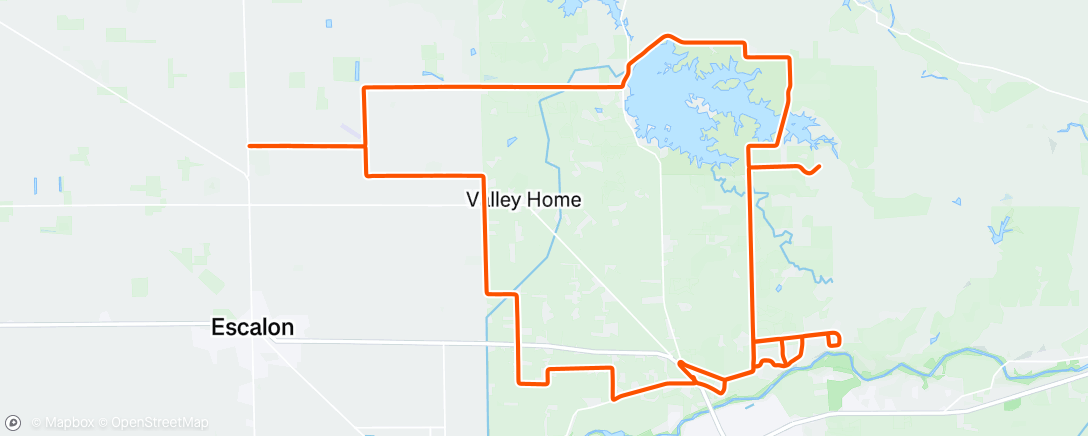 Map of the activity, Lunch E-Bike Ride