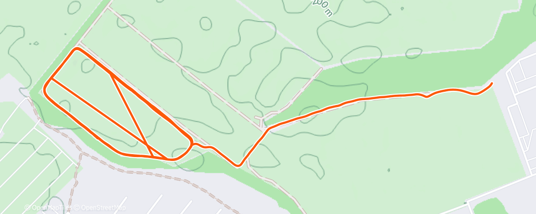 Карта физической активности (Morning Nordic Ski)