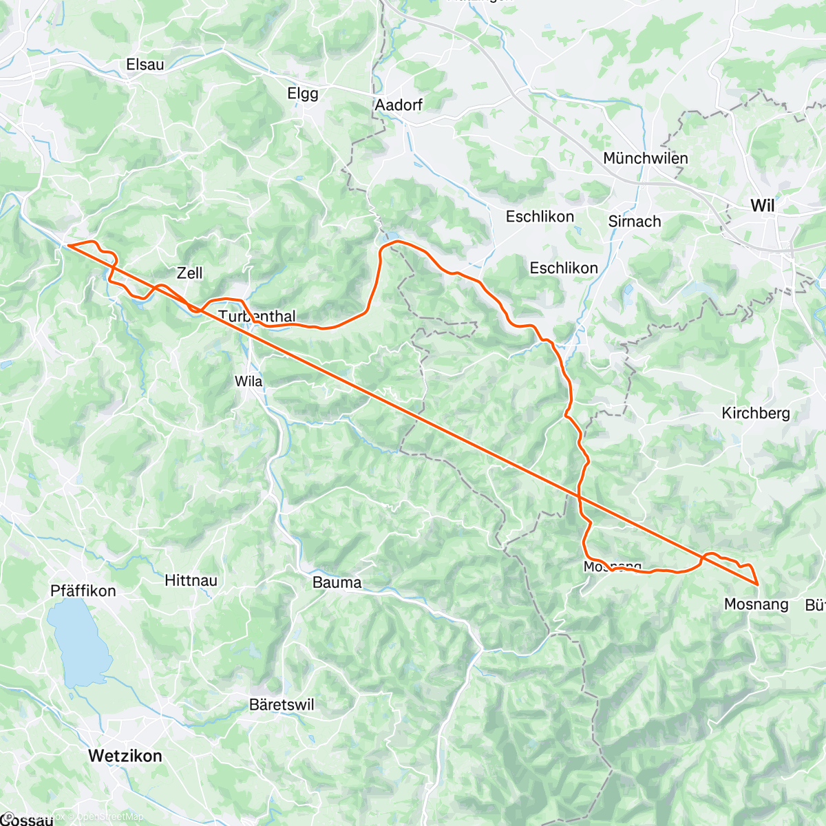 Map of the activity, ROUVY - Sweet_spot.erg