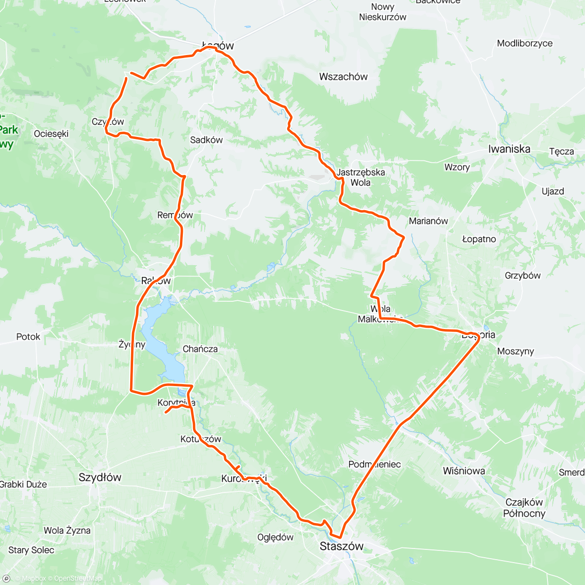 Map of the activity, Sędki,Kurozwęki, Staszowy prawie Szydłowy🦬🍎🍏🌞💨