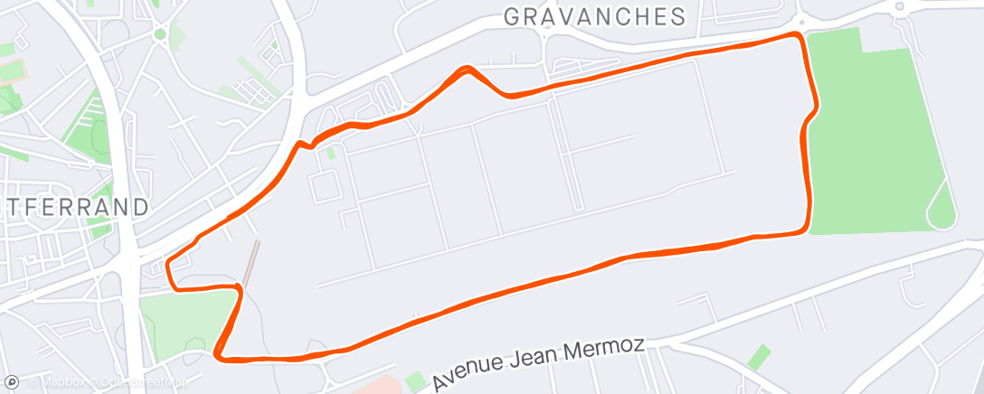 Map of the activity, Footing avec Nono 😁