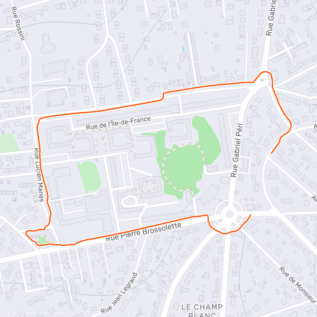 Карта физической активности (mini Marche avec Stella)