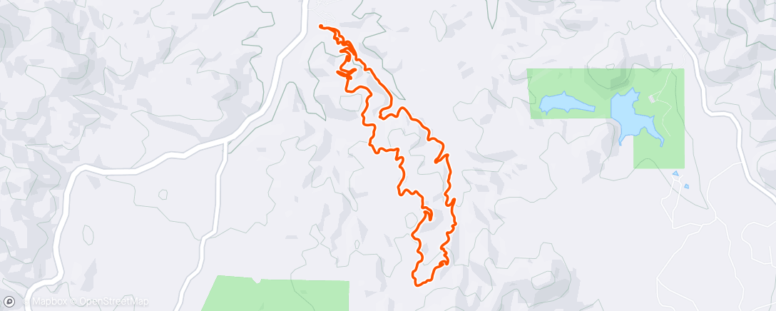 Map of the activity, Evening Mountain Bike Ride
