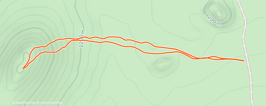 Map of the activity, Malapai Hill (4,277', LPC #39)