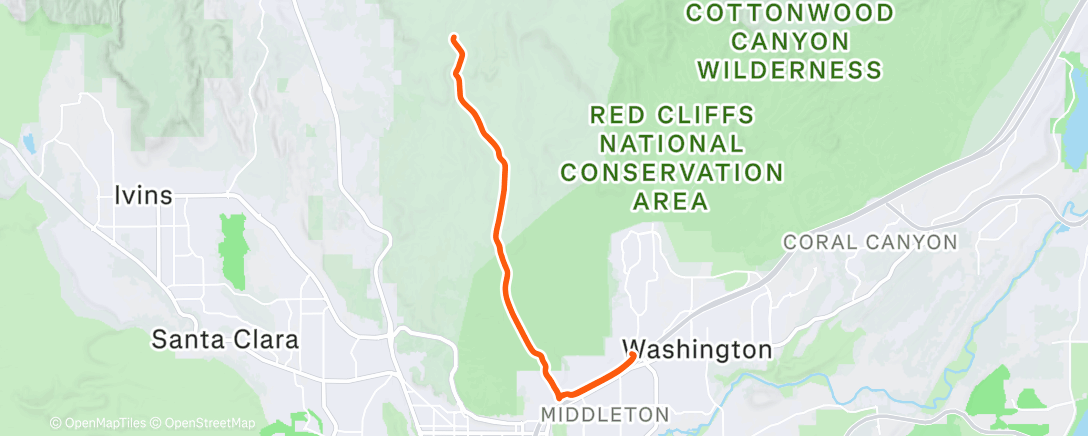 Карта физической активности (Afternoon Ride)