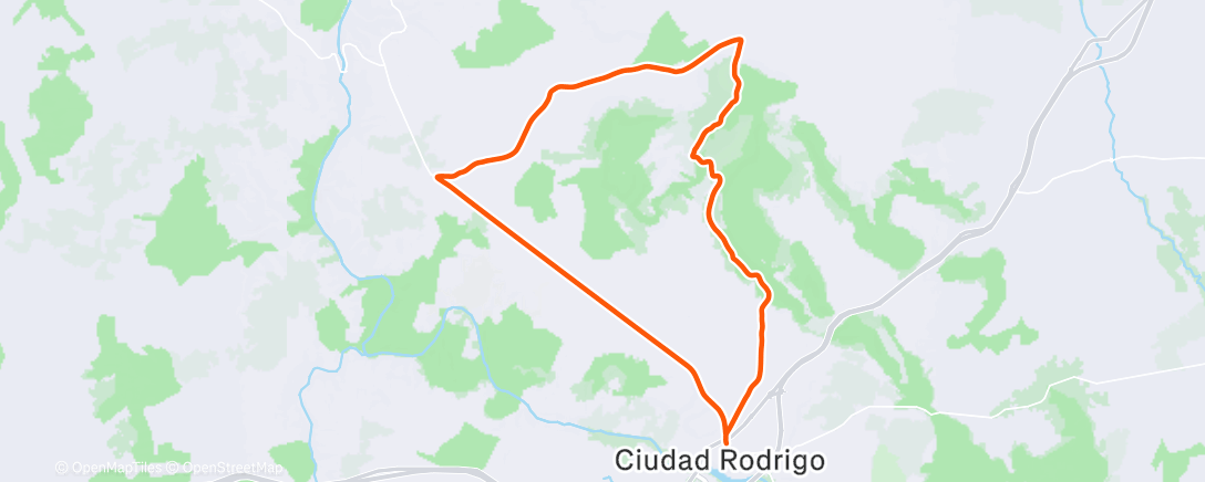 Карта физической активности (Morning Ride)