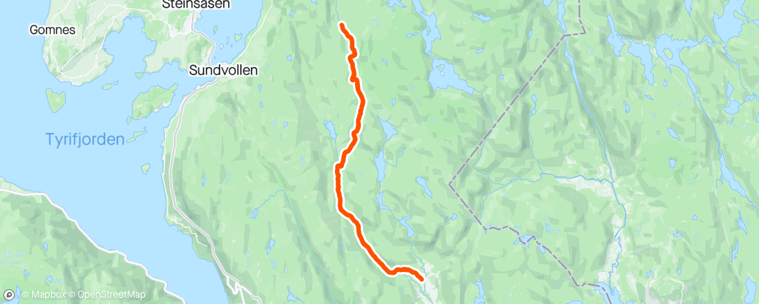 Map of the activity, Skitur: fantastisk påsketur alene i Lommedalen (CL)