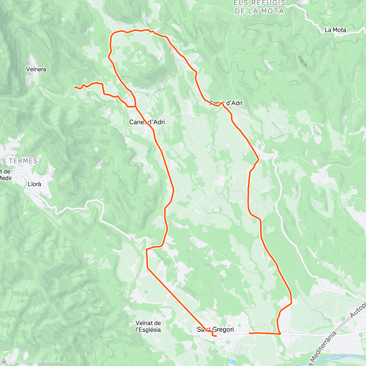 Map of the activity, Last chill one before the buildup