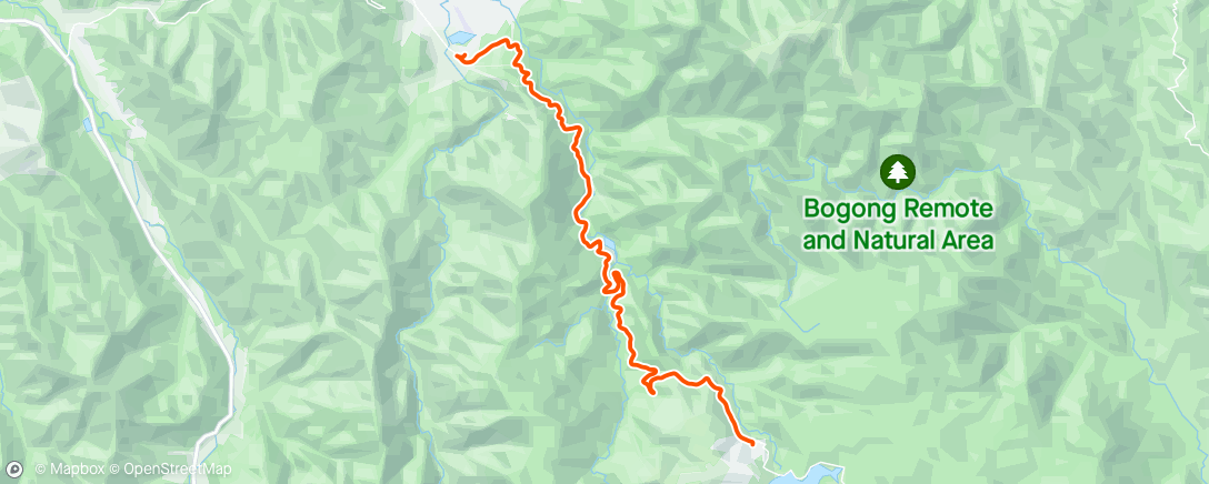 Map of the activity, FulGaz - Falls Creek To Mt Beauty