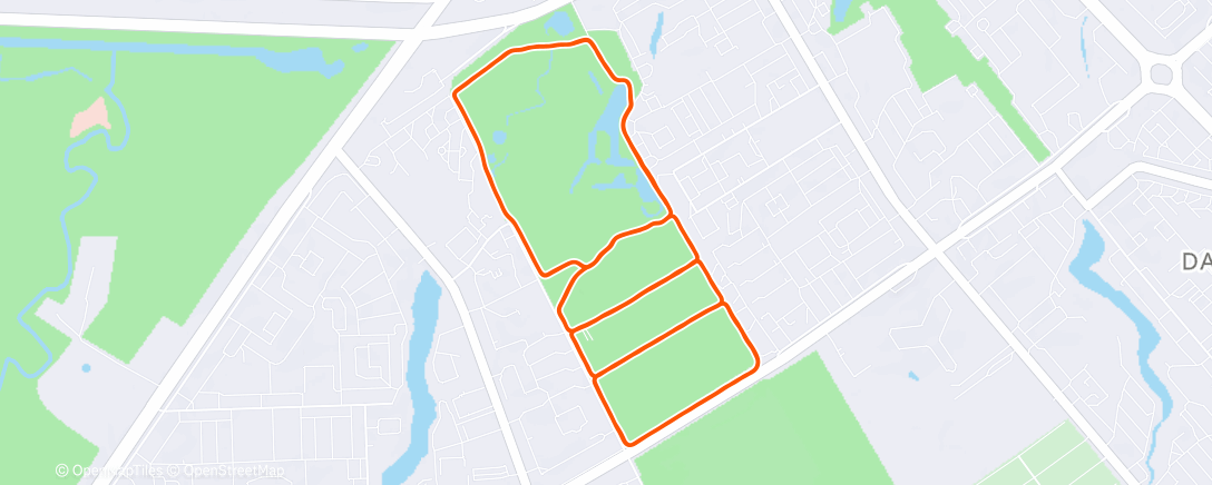 Mapa de la actividad (Morning Run)