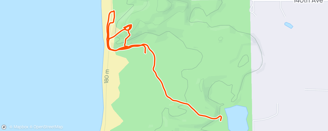 「Lunch Hike」活動的地圖