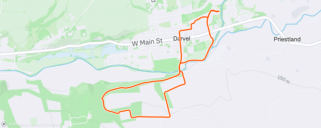 Map of the activity, Dogs