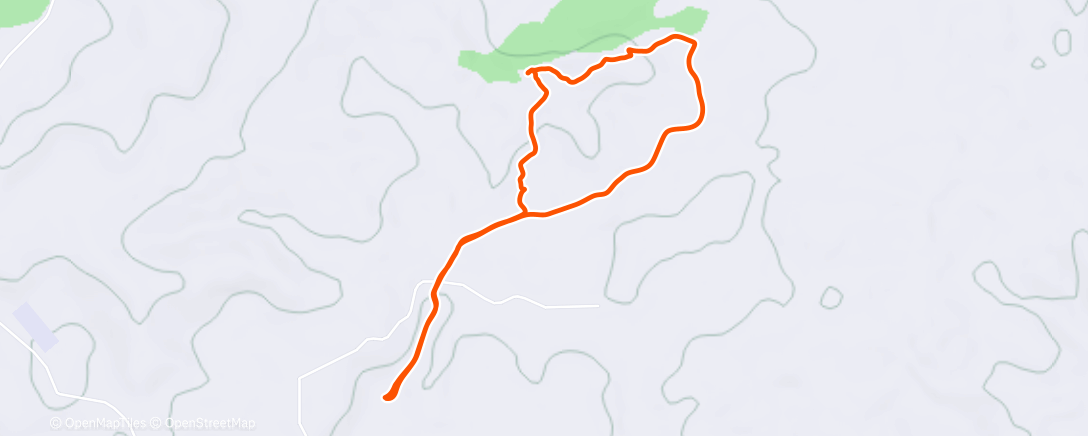 Map of the activity, Morning Run
