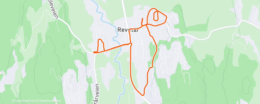 Map of the activity, Re SK ung vinterjogg 🏃🏻‍♂️