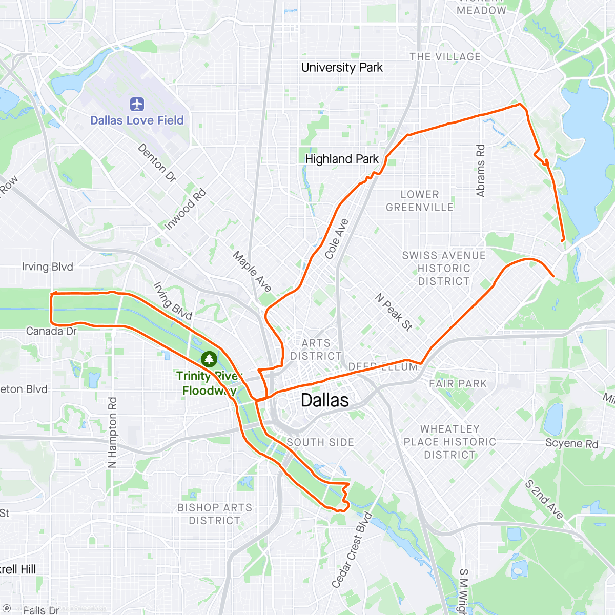 Map of the activity, Meandering Maurice Gravel Ride