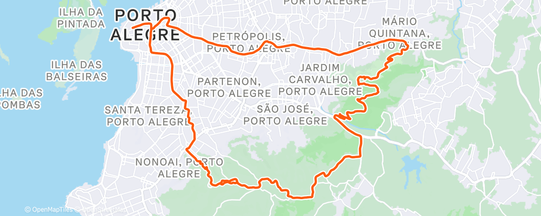 Peta aktivitas, Morning Ride