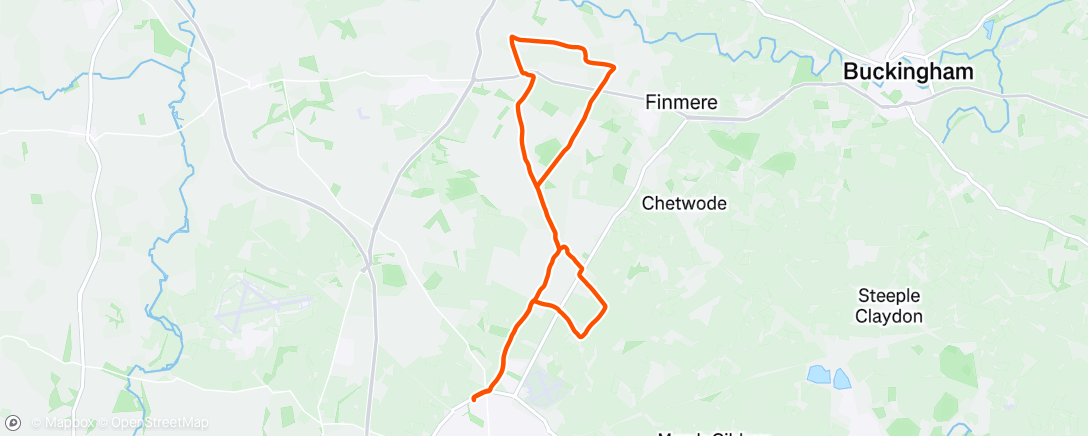 Map of the activity, Morning Ride