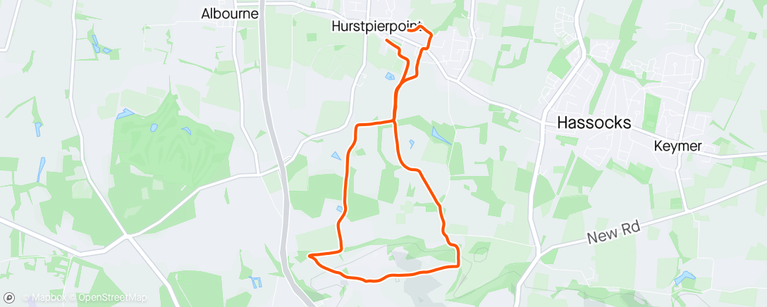 Map of the activity, 1st Monday evening run this year with the Rogues. Wolstenbury Hill!!! Quite steep. 😬