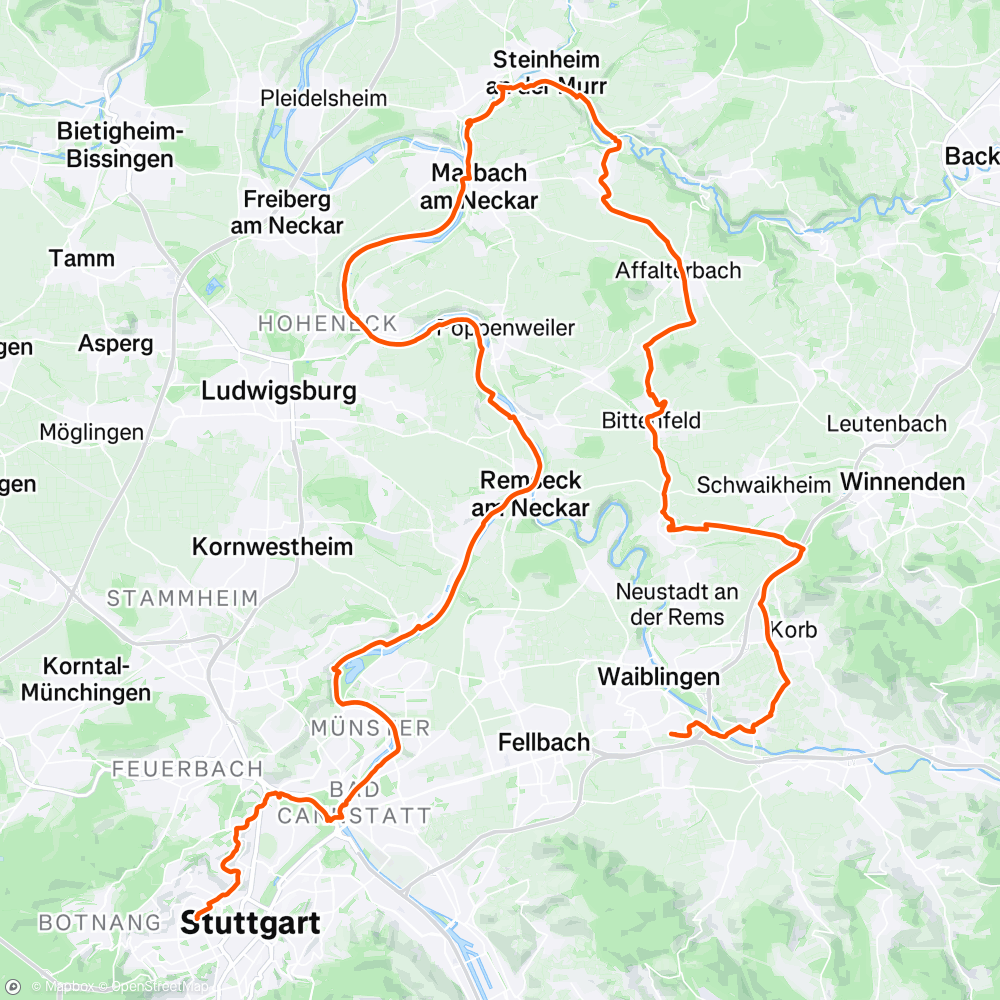 Map of the activity
