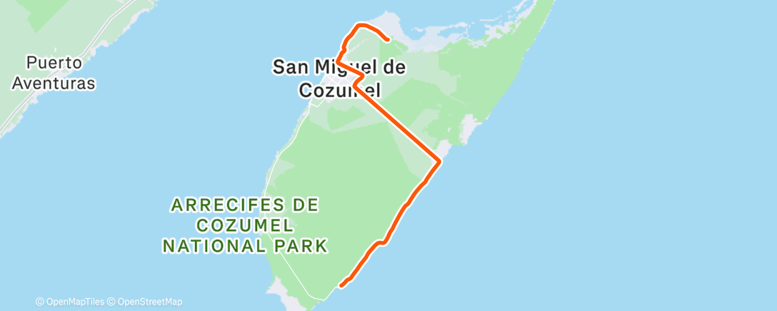 Map of the activity, Day 43 of camp