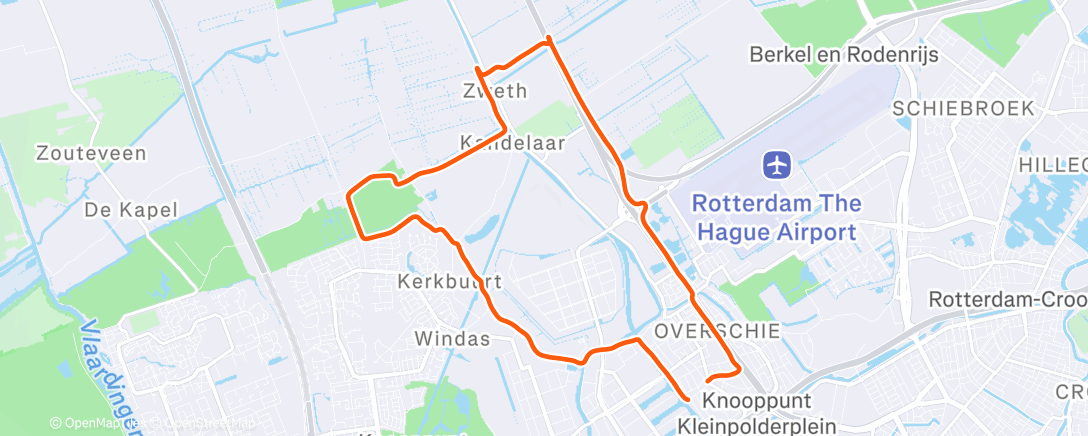Map of the activity, Gestructureerde fartlek