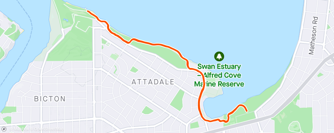 Map of the activity, Anzac River Run