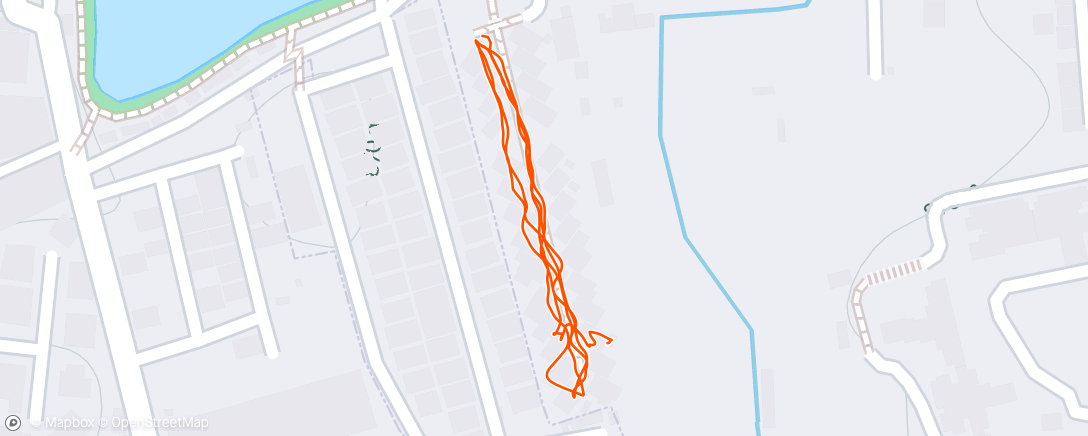 Map of the activity, Evening Walk