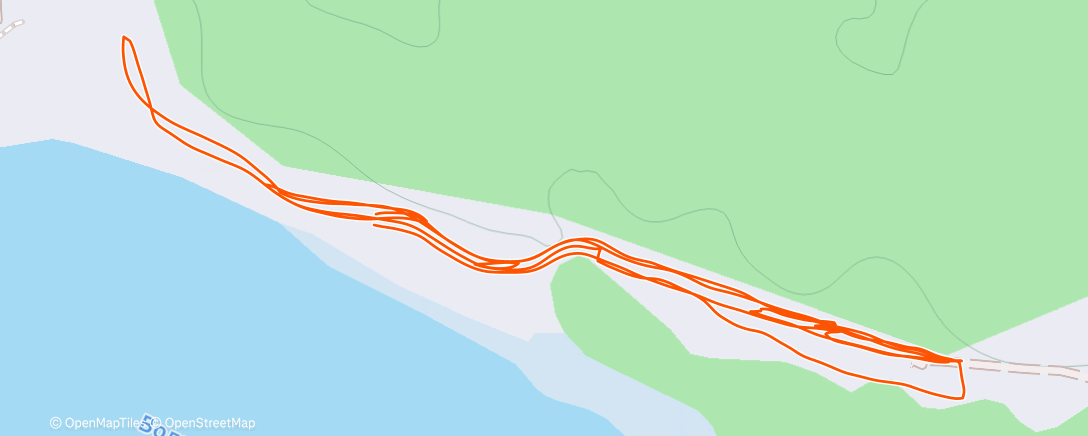 Map of the activity, Северный лыжный заезд (день)