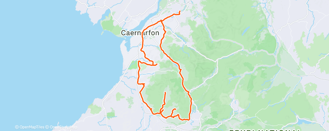 Map of the activity, Morning Ride