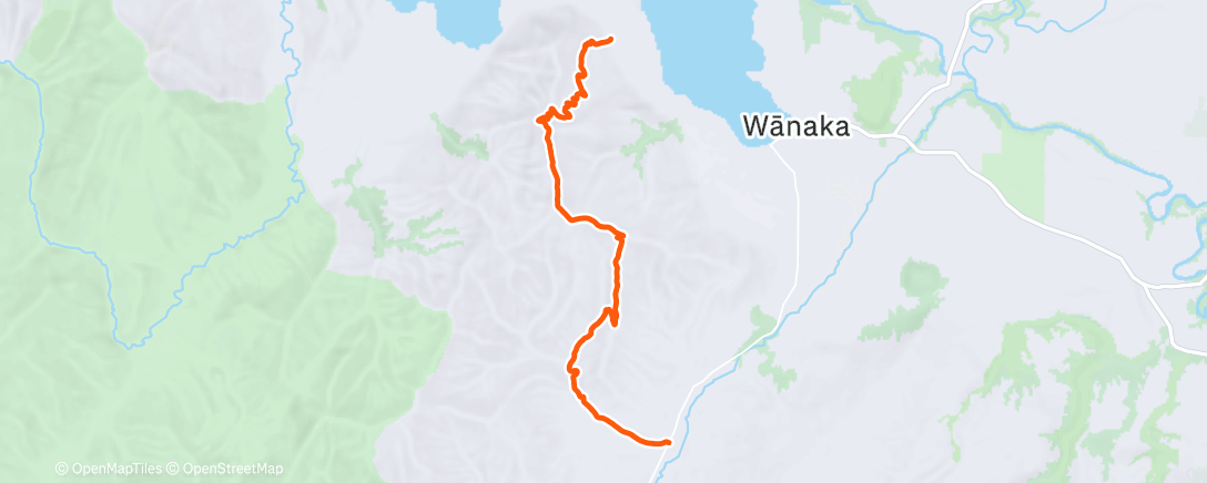 Map of the activity, Morning Run