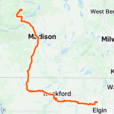 Algonquin to Baraboo, WI | 195.8 mi Cycling Route on Strava