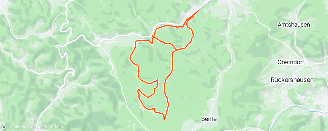 活动地图，Mountainbike-Fahrt am Nachmittag